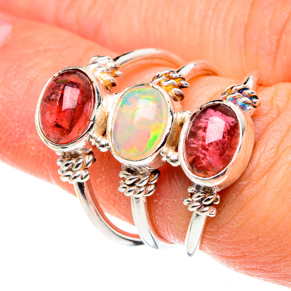 Ethiopian Opal Rings handcrafted by Ana Silver Co - RING88543