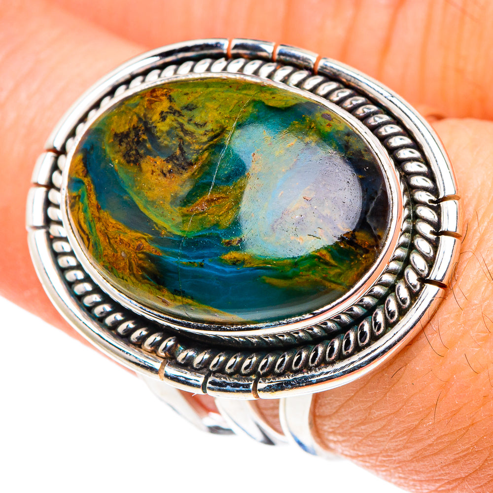 Peruvian Opal Rings handcrafted by Ana Silver Co - RING88546