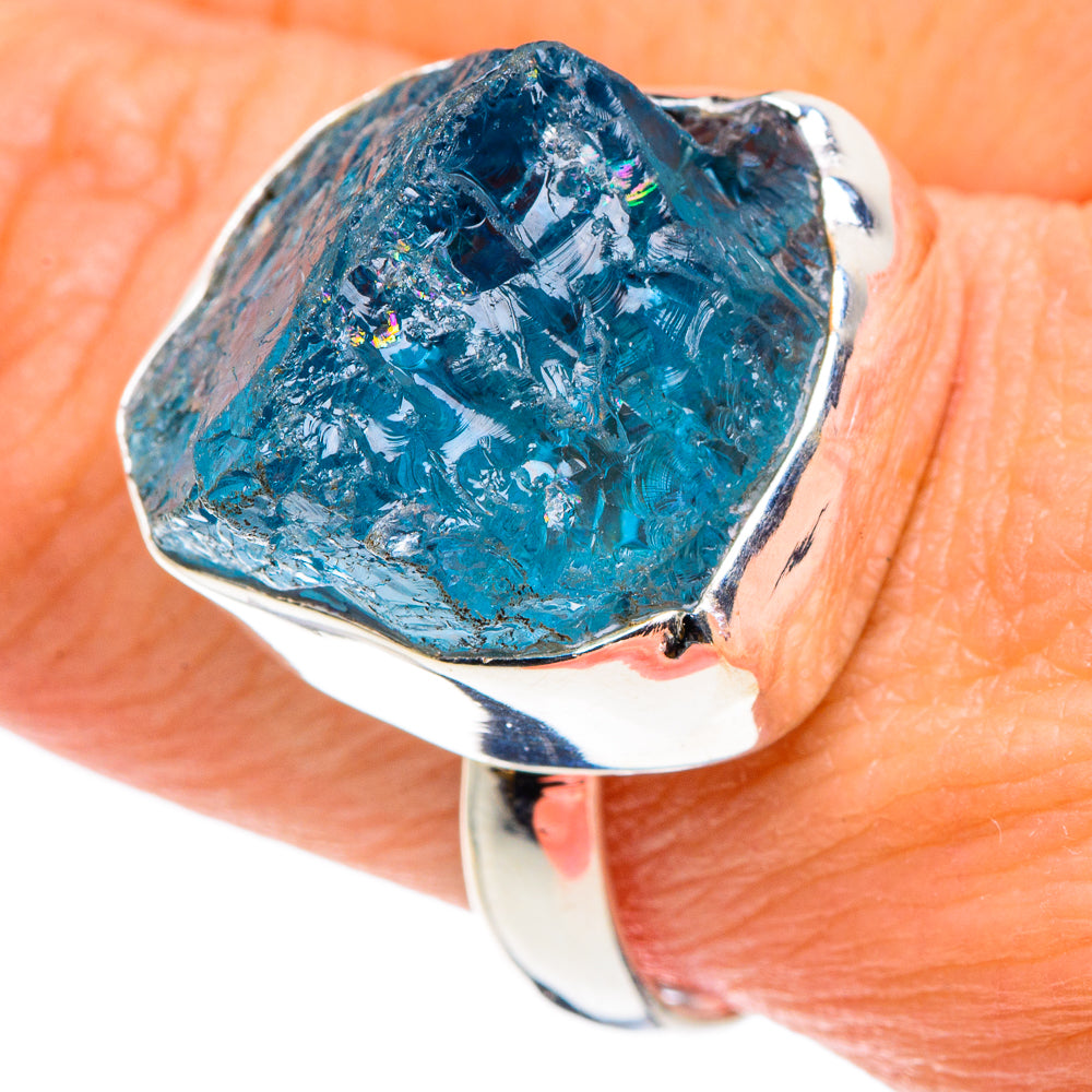 Aquamarine Rings handcrafted by Ana Silver Co - RING88547