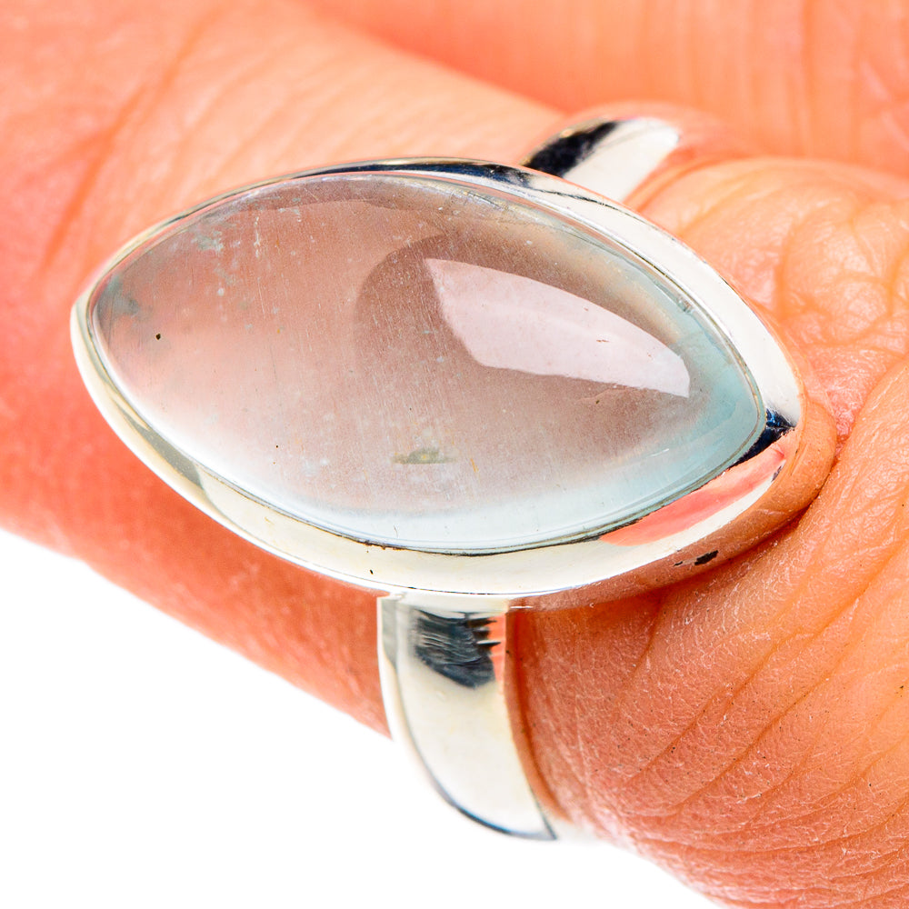 Aqua Chalcedony Rings handcrafted by Ana Silver Co - RING88548