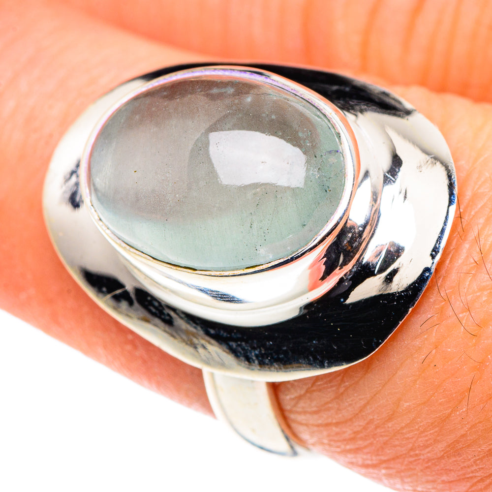 Aqua Chalcedony Rings handcrafted by Ana Silver Co - RING88550