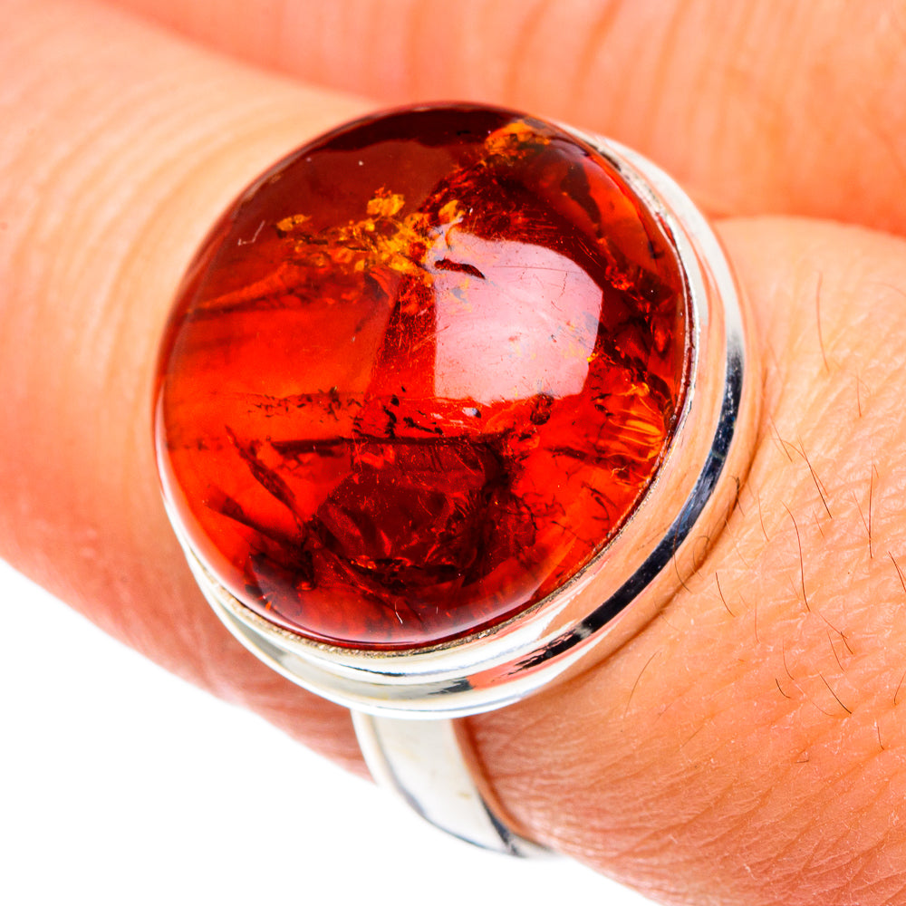 Baltic Amber Rings handcrafted by Ana Silver Co - RING88556