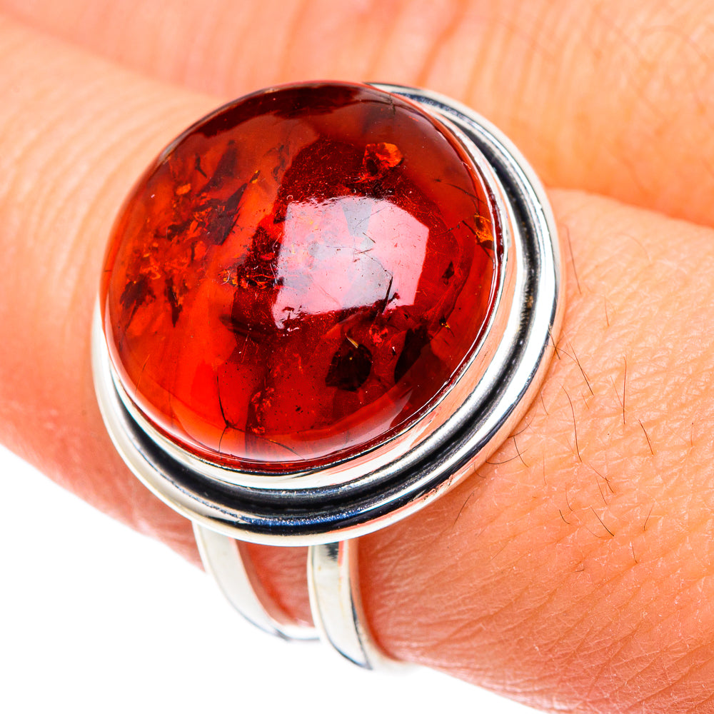 Baltic Amber Rings handcrafted by Ana Silver Co - RING88557