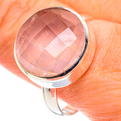 Rose Quartz Rings handcrafted by Ana Silver Co - RING88561