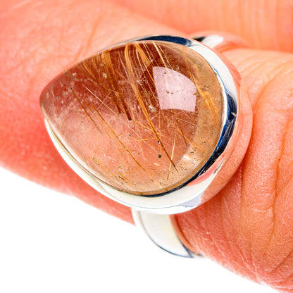 Rutilated Quartz Rings handcrafted by Ana Silver Co - RING88565