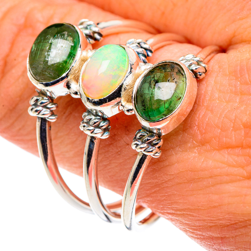 Ethiopian Opal Rings handcrafted by Ana Silver Co - RING88566