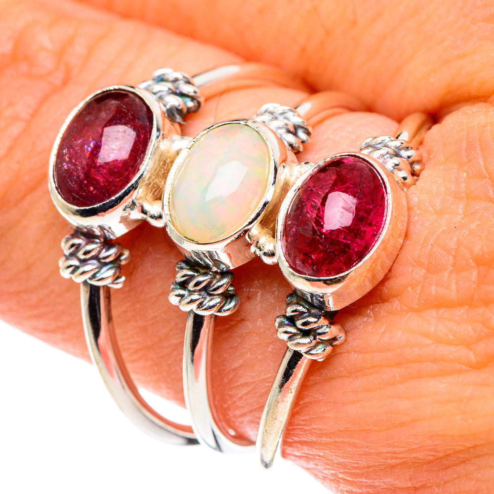 Ethiopian Opal Rings handcrafted by Ana Silver Co - RING88567