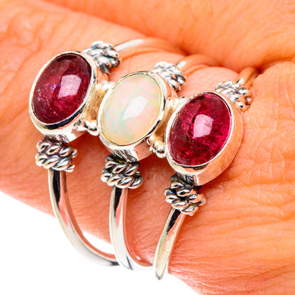 Ethiopian Opal Rings handcrafted by Ana Silver Co - RING88567