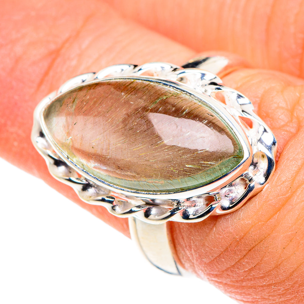 Aqua Chalcedony Rings handcrafted by Ana Silver Co - RING88571