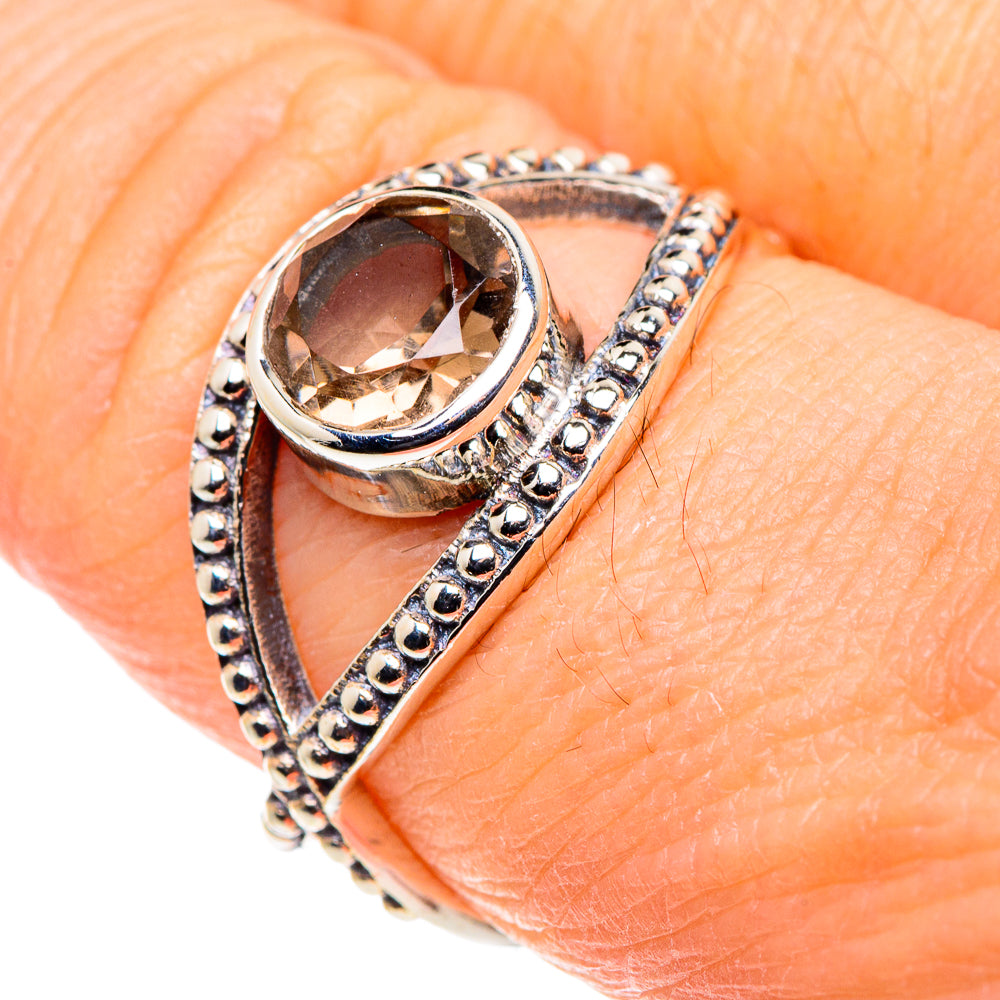 Smoky Quartz Rings handcrafted by Ana Silver Co - RING88580