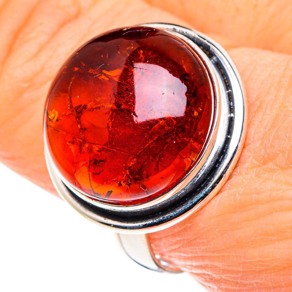 Baltic Amber Rings handcrafted by Ana Silver Co - RING88581