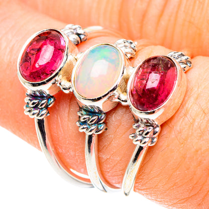 Ethiopian Opal Rings handcrafted by Ana Silver Co - RING88587