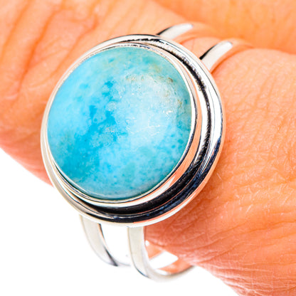 Larimar Rings handcrafted by Ana Silver Co - RING88590