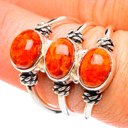 Sponge Coral Rings handcrafted by Ana Silver Co - RING88597