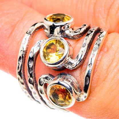 Citrine Rings handcrafted by Ana Silver Co - RING88598