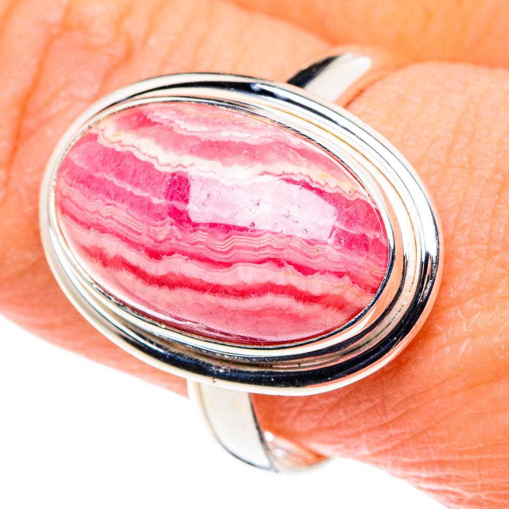 Rhodochrosite Rings handcrafted by Ana Silver Co - RING88602
