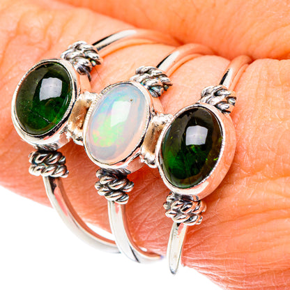 Ethiopian Opal Rings handcrafted by Ana Silver Co - RING88606