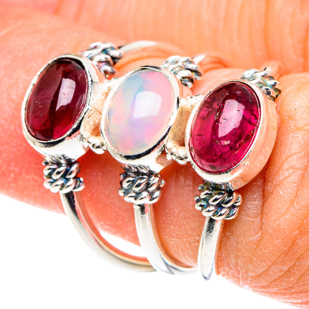 Ethiopian Opal Rings handcrafted by Ana Silver Co - RING88607