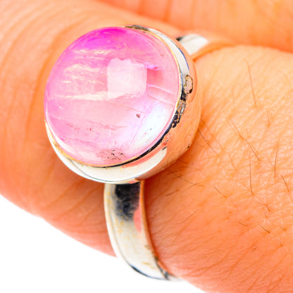 Pink Moonstone Rings handcrafted by Ana Silver Co - RING88620