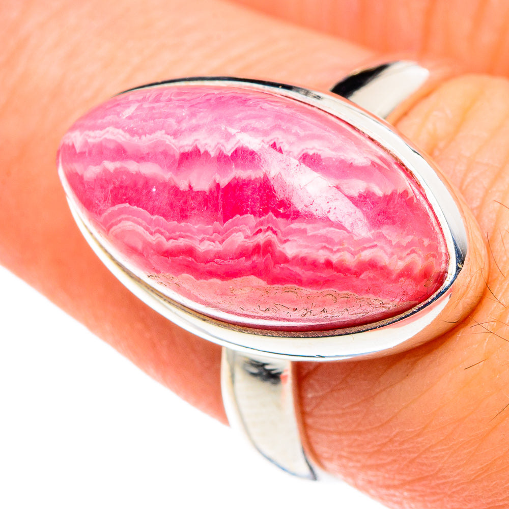 Rhodochrosite Rings handcrafted by Ana Silver Co - RING88622