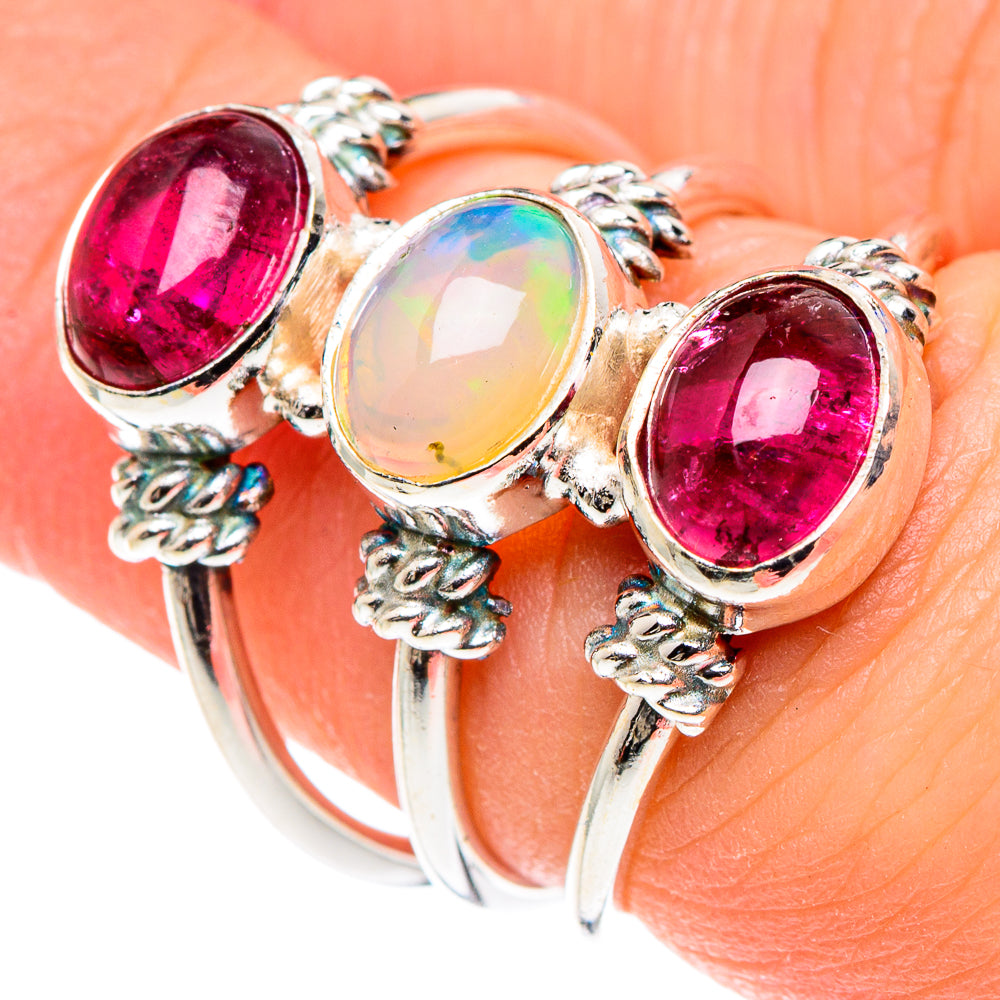 Ethiopian Opal Rings handcrafted by Ana Silver Co - RING88624