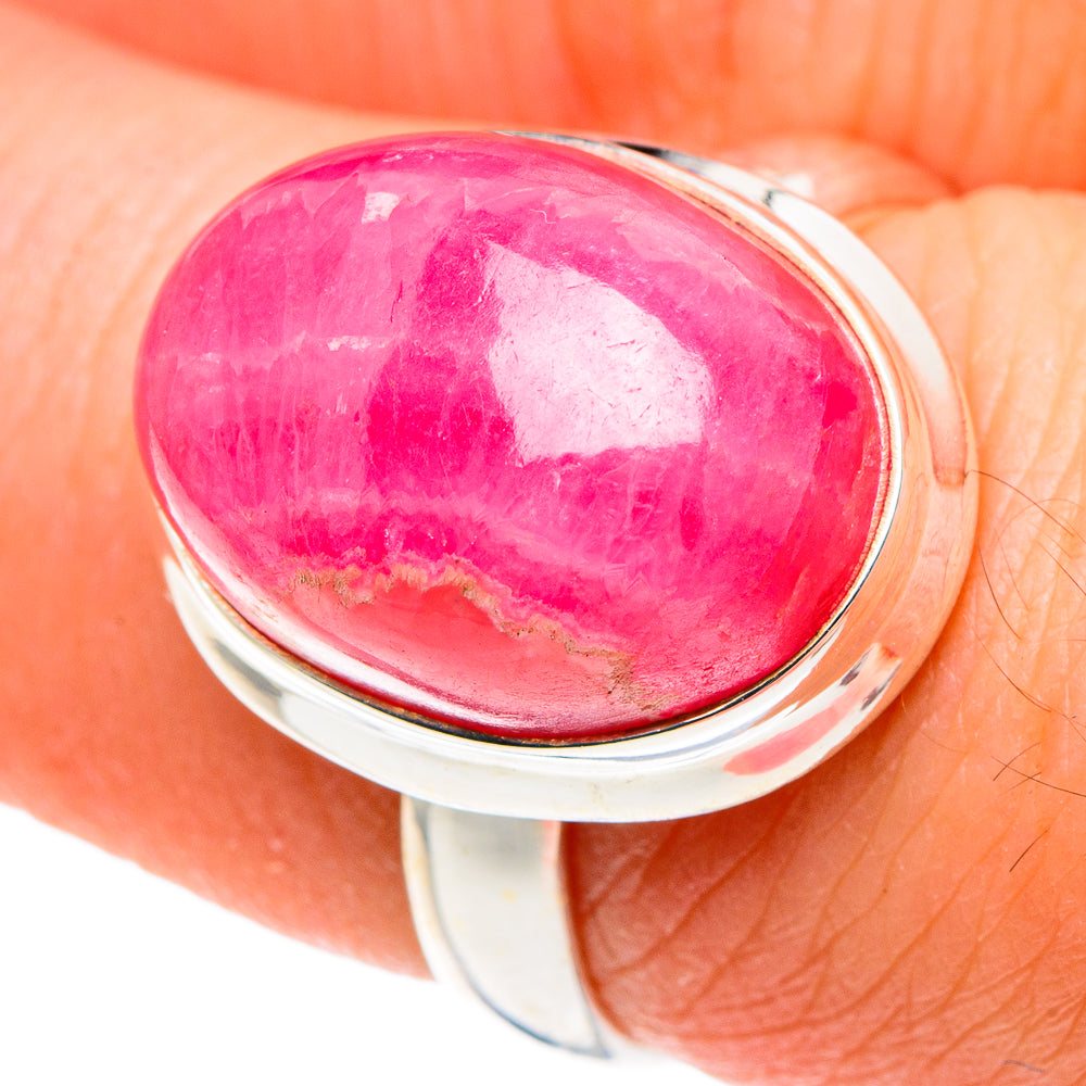 Rhodochrosite Rings handcrafted by Ana Silver Co - RING88632