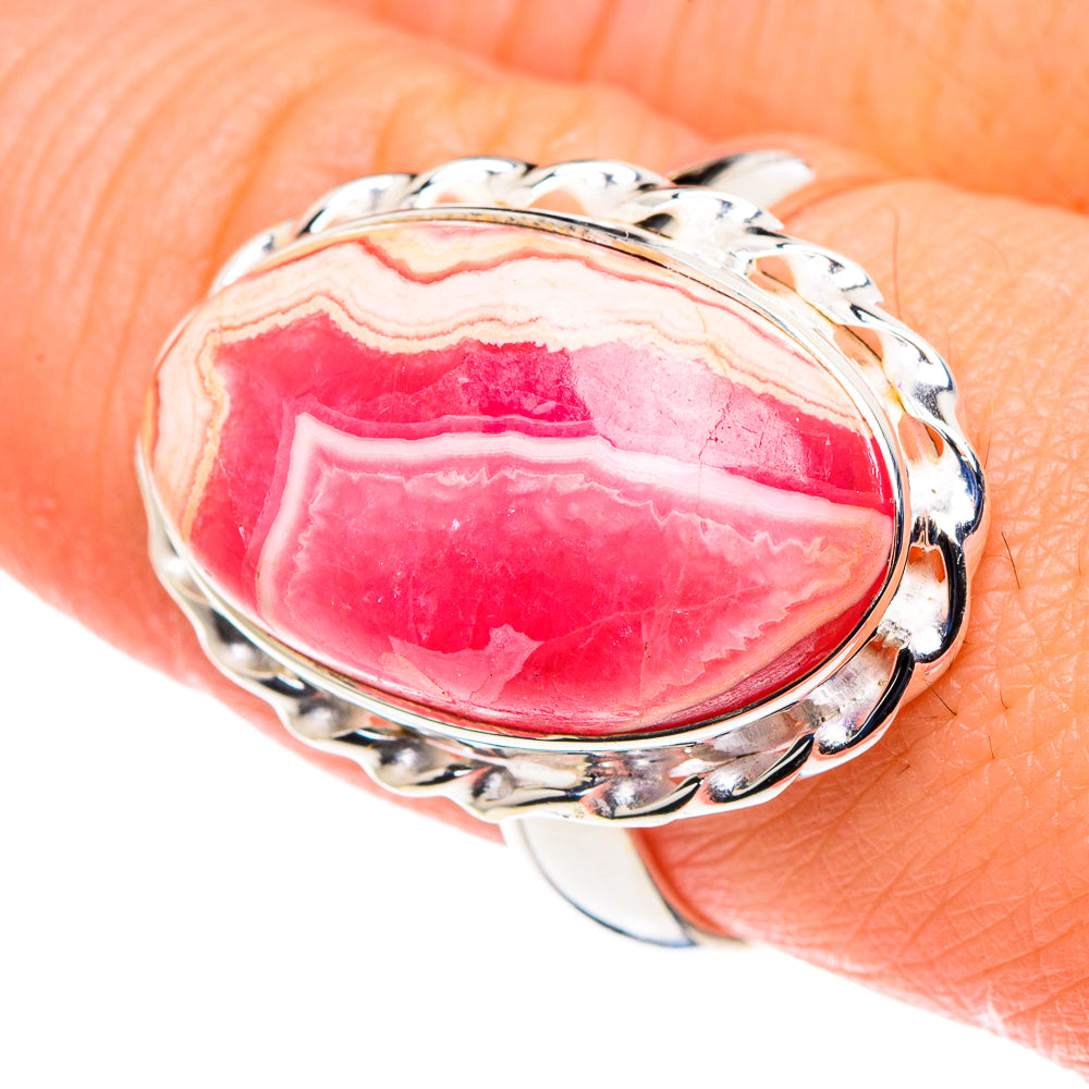 Rhodochrosite Rings handcrafted by Ana Silver Co - RING88634