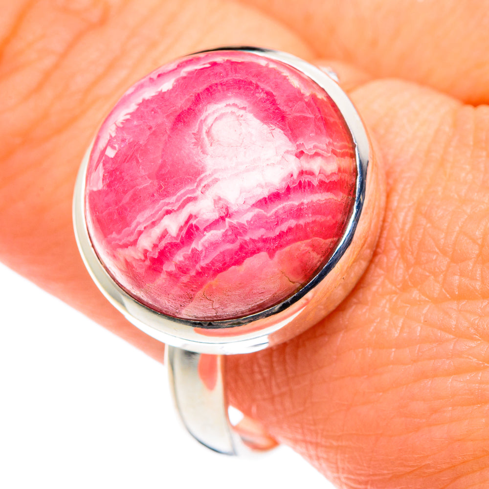 Rhodochrosite Rings handcrafted by Ana Silver Co - RING88637
