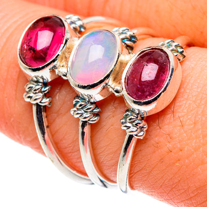 Ethiopian Opal Rings handcrafted by Ana Silver Co - RING88639