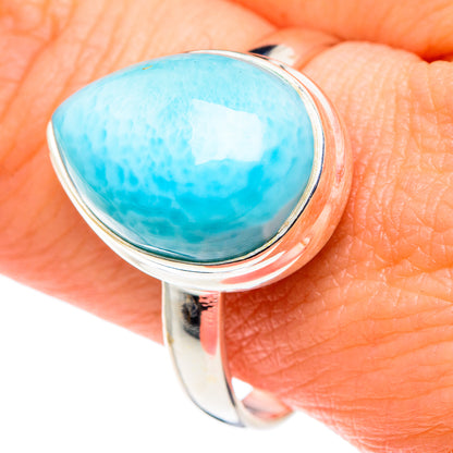 Larimar Rings handcrafted by Ana Silver Co - RING88644