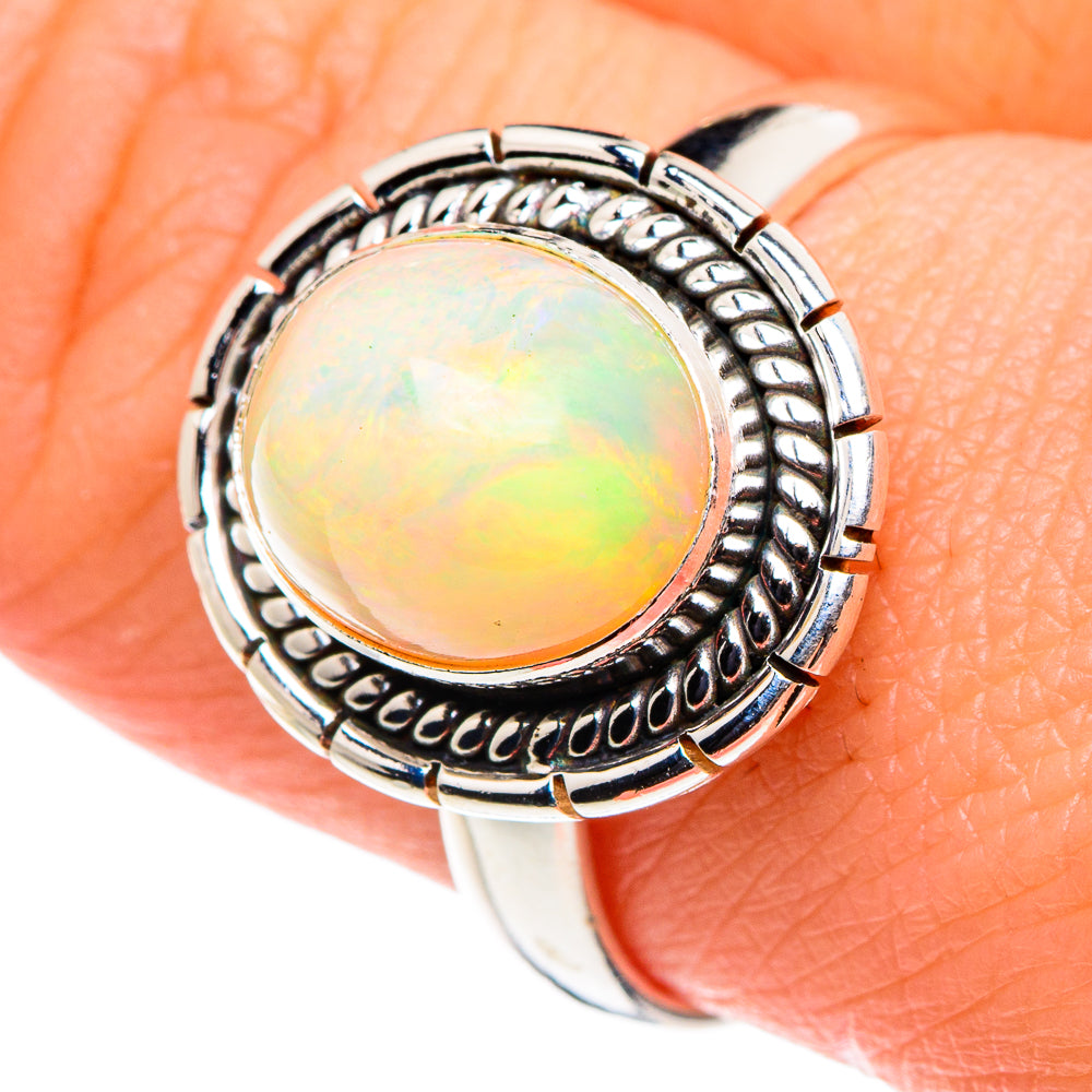 Ethiopian Opal Rings handcrafted by Ana Silver Co - RING88652