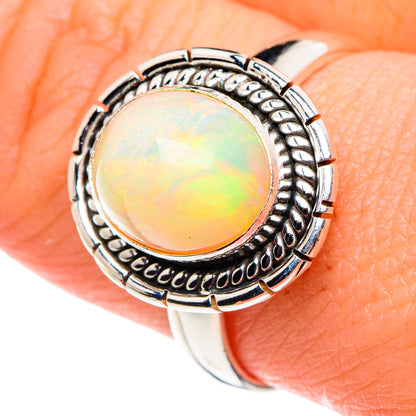 Ethiopian Opal Rings handcrafted by Ana Silver Co - RING88652