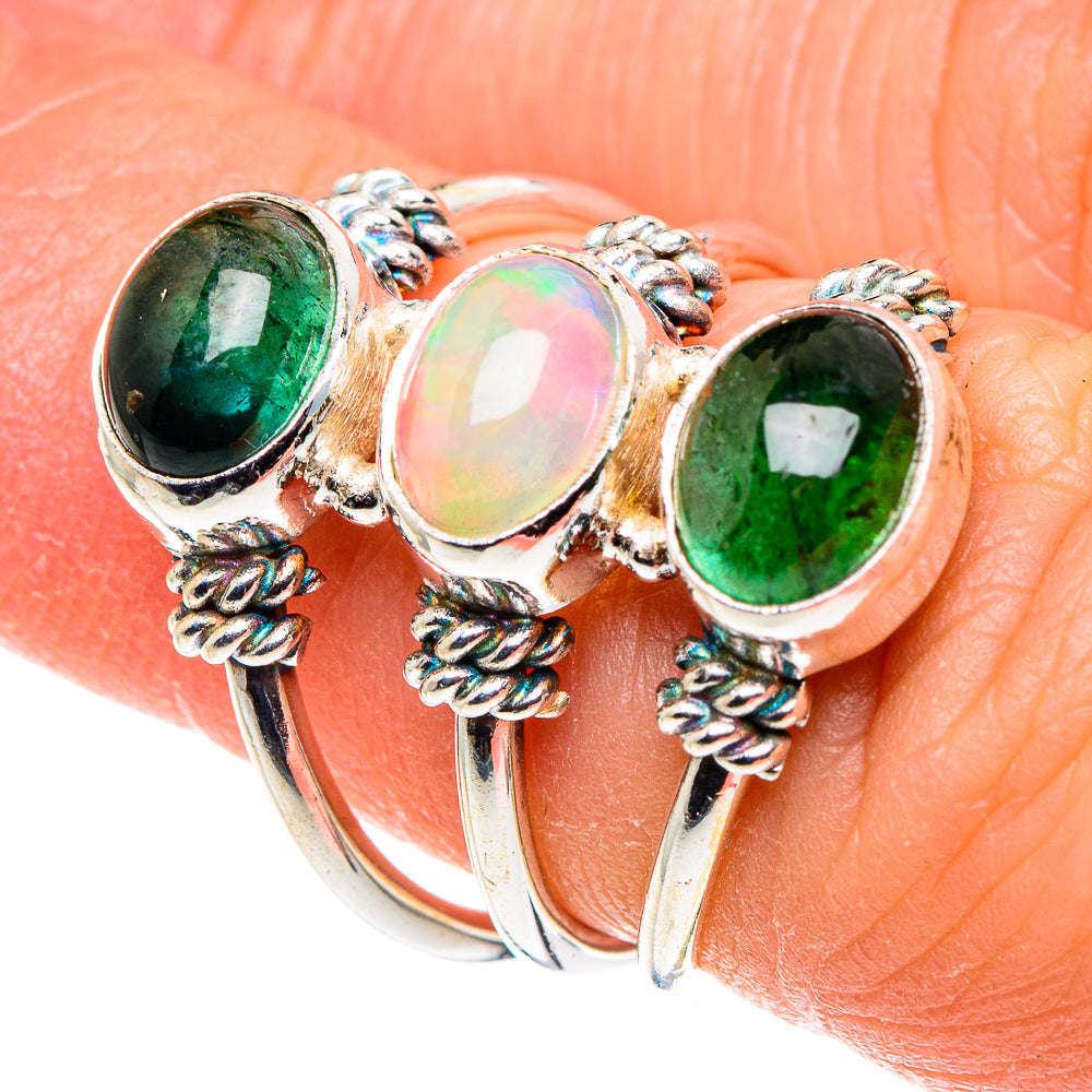 Ethiopian Opal Rings handcrafted by Ana Silver Co - RING88653