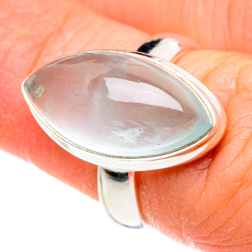 Aqua Chalcedony Rings handcrafted by Ana Silver Co - RING88656