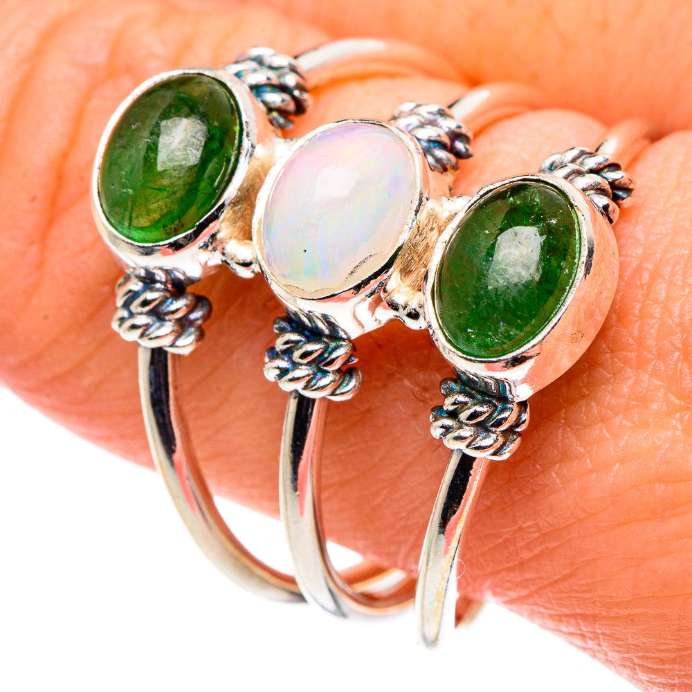 Ethiopian Opal Rings handcrafted by Ana Silver Co - RING88667