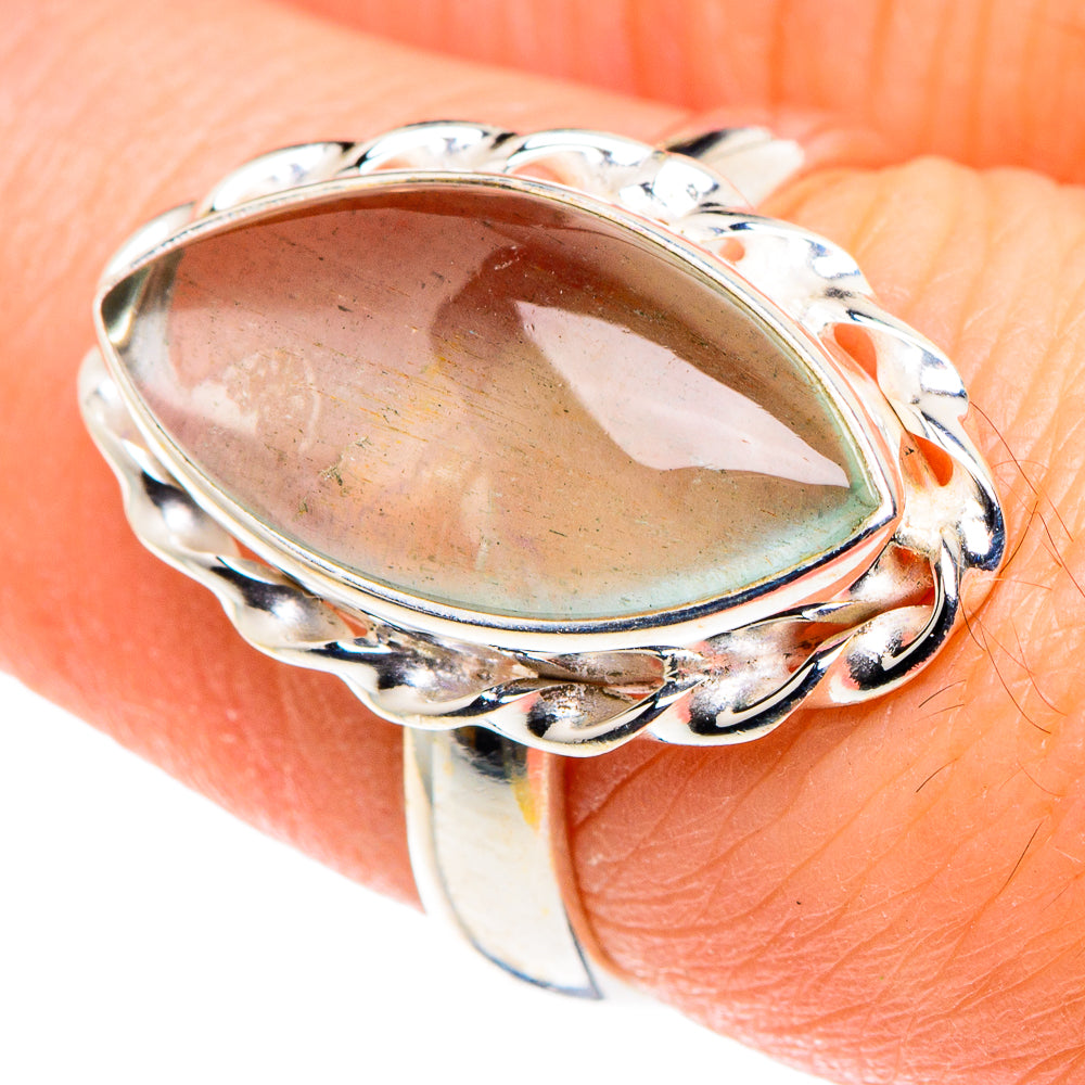 Aqua Chalcedony Rings handcrafted by Ana Silver Co - RING88672