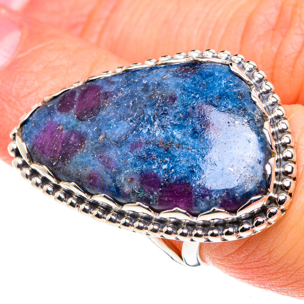 Ruby Fuchsite Rings handcrafted by Ana Silver Co - RING88692