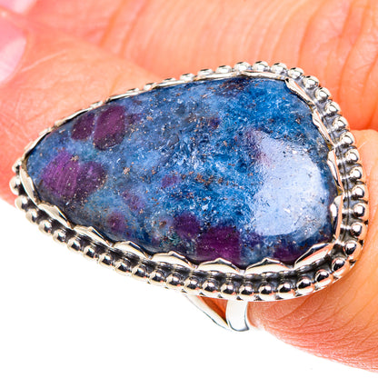 Ruby Fuchsite Rings handcrafted by Ana Silver Co - RING88692