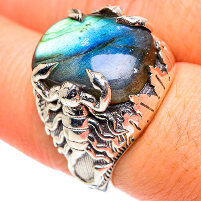 Labradorite Rings handcrafted by Ana Silver Co - RING88693