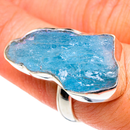 Aquamarine Rings handcrafted by Ana Silver Co - RING88697