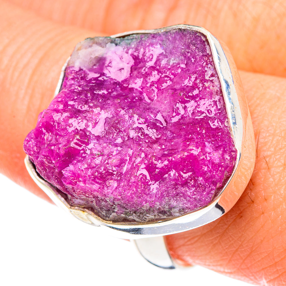 Ruby Fuchsite Rings handcrafted by Ana Silver Co - RING88708