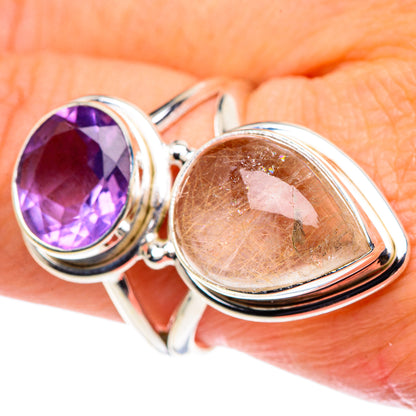 Rose Quartz Rings handcrafted by Ana Silver Co - RING88718