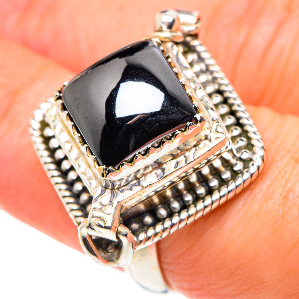 Hematite Rings handcrafted by Ana Silver Co - RING88723