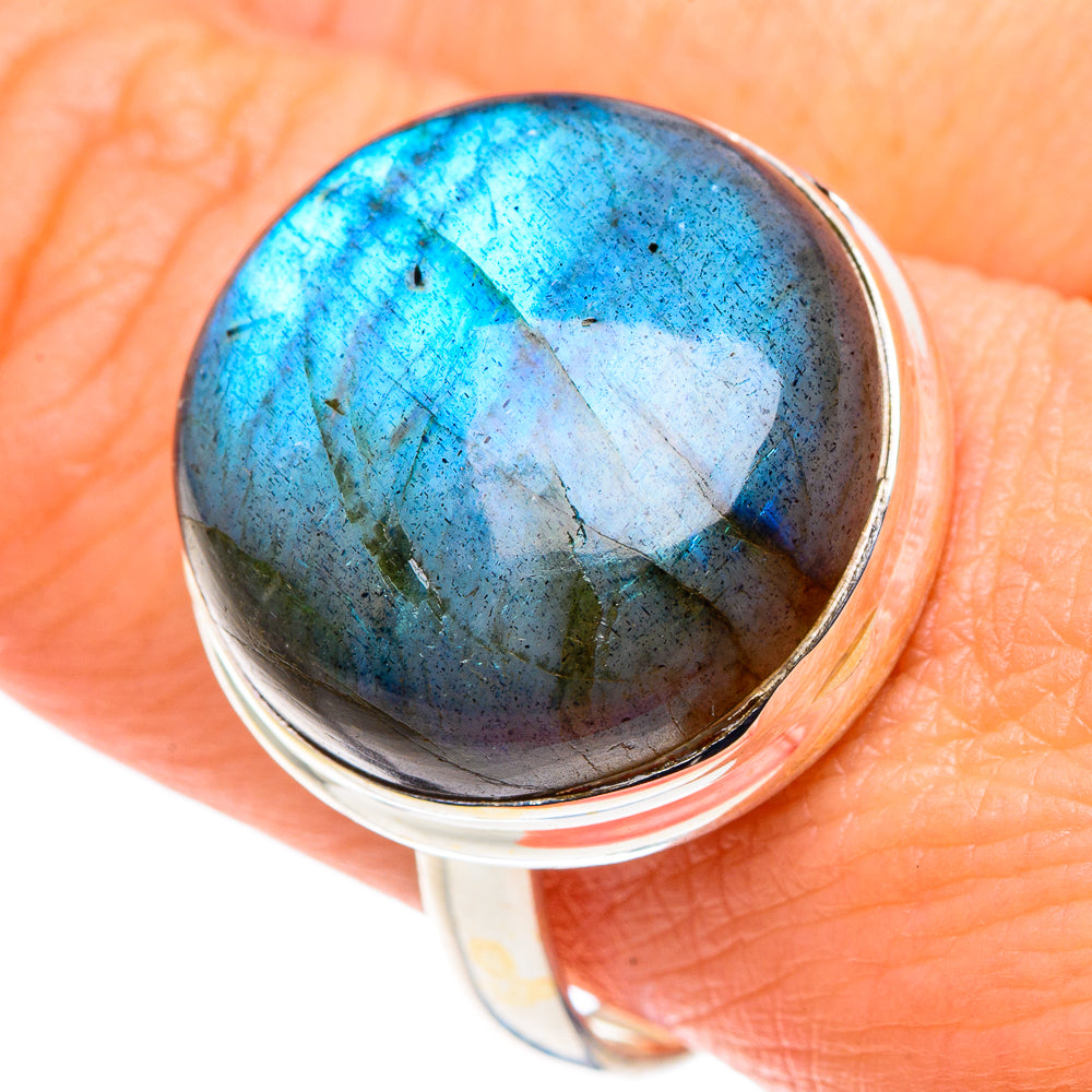 Labradorite Rings handcrafted by Ana Silver Co - RING88730