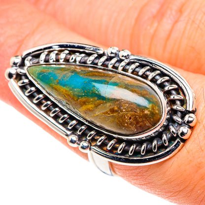 Peruvian Opal Rings handcrafted by Ana Silver Co - RING88732
