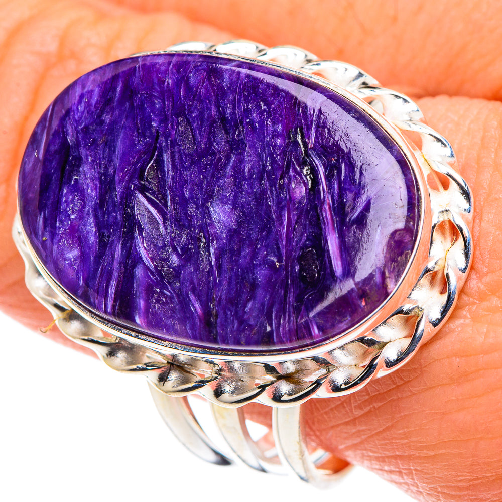 Charoite Rings handcrafted by Ana Silver Co - RING88741