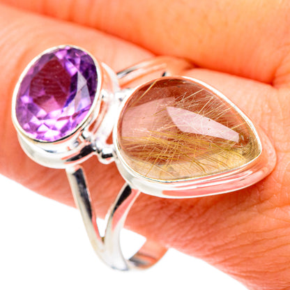 Rutilated Quartz Rings handcrafted by Ana Silver Co - RING88750