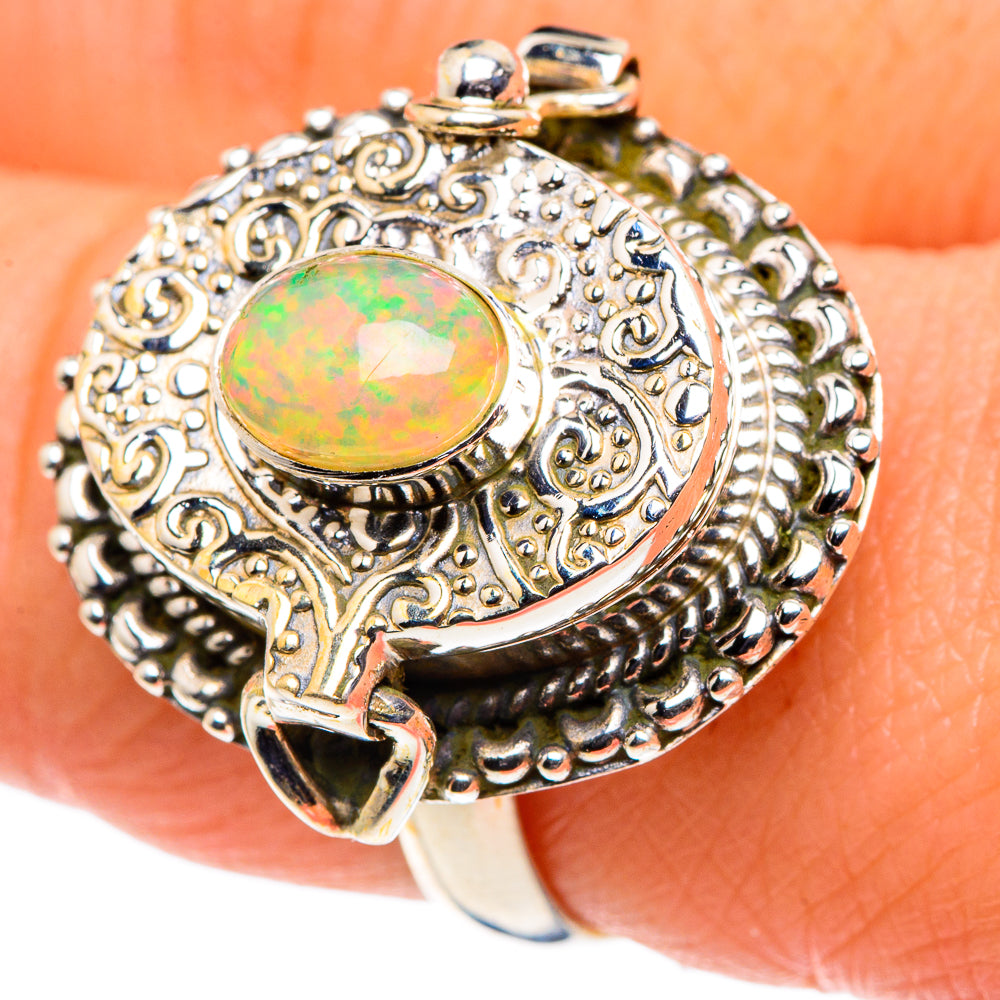 Ethiopian Opal Rings handcrafted by Ana Silver Co - RING88751