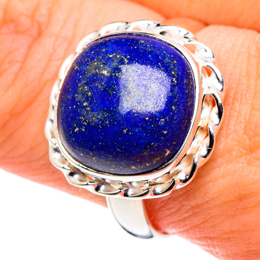 Lapis Lazuli Rings handcrafted by Ana Silver Co - RING88758