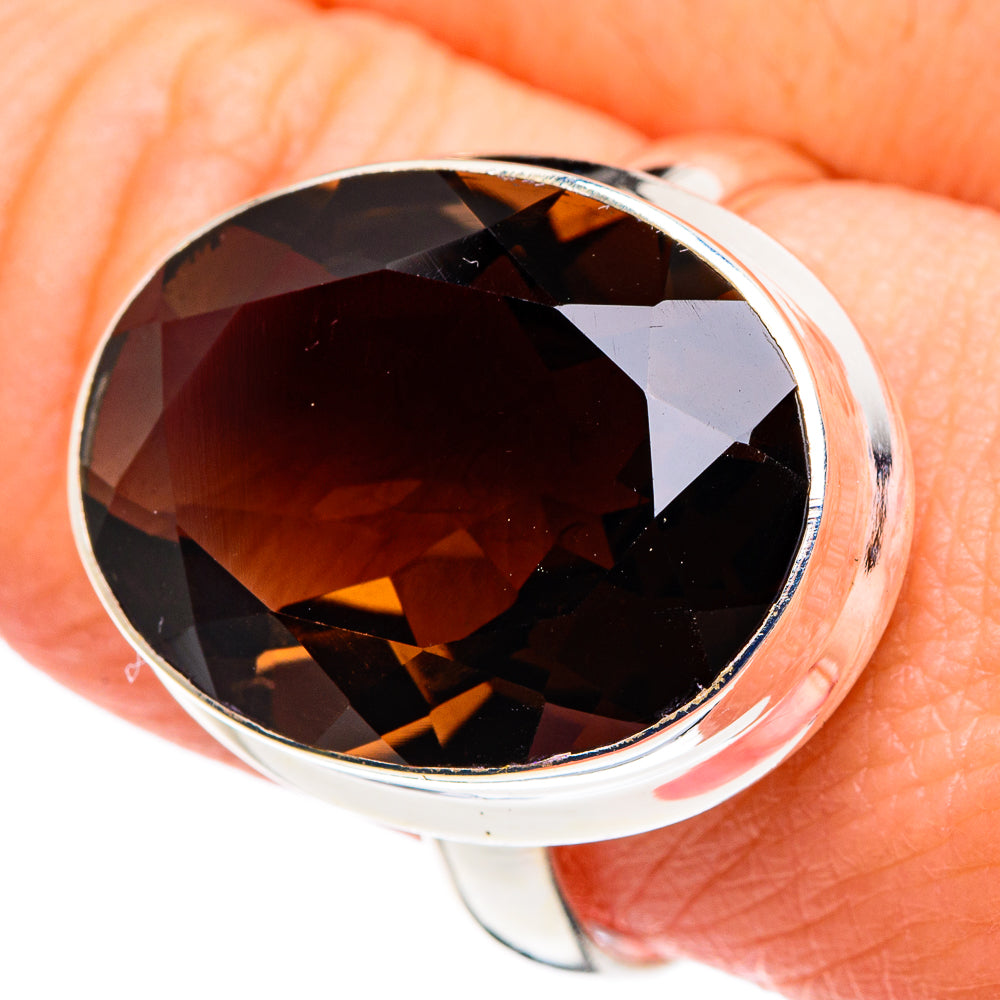 Smoky Quartz Rings handcrafted by Ana Silver Co - RING88766